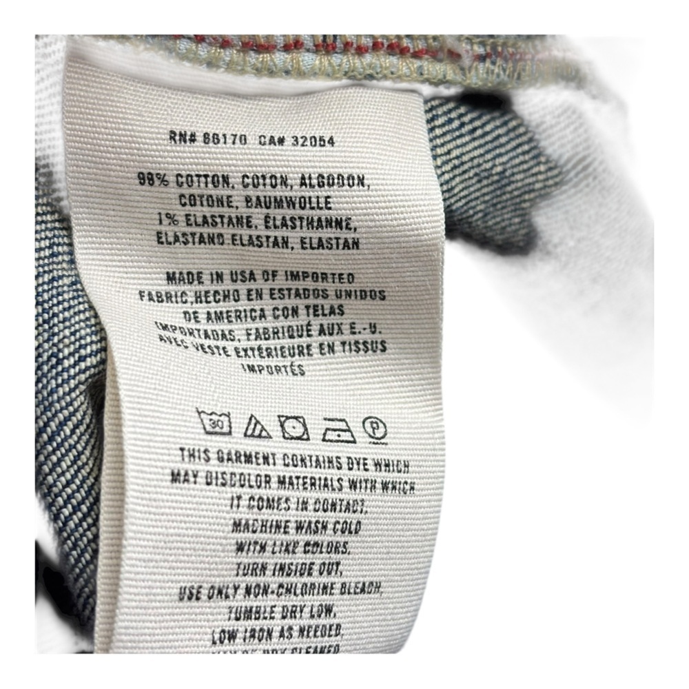 EUC Pilcro and the Letterpress Women's Distressed Mid-rise Straight Leg Jeans 27 - Picture 11 of 14
